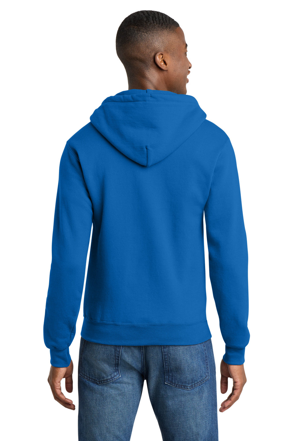 Port & Co Core Fleece Full-Zip Hooded Sweatshirt. PC78ZH