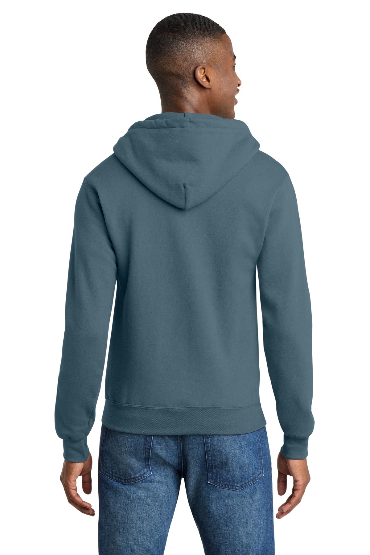 Port & Co Core Fleece Full-Zip Hooded Sweatshirt. PC78ZH