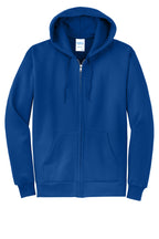 Port & Co Core Fleece Full-Zip Hooded Sweatshirt. PC78ZH