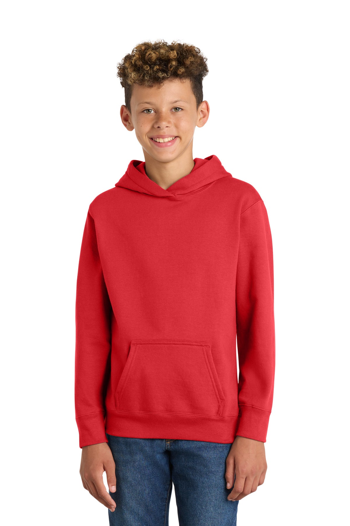 Port & Co Youth Fan Favorite Fleece Pullover Hooded Sweatshirt. PC850YH