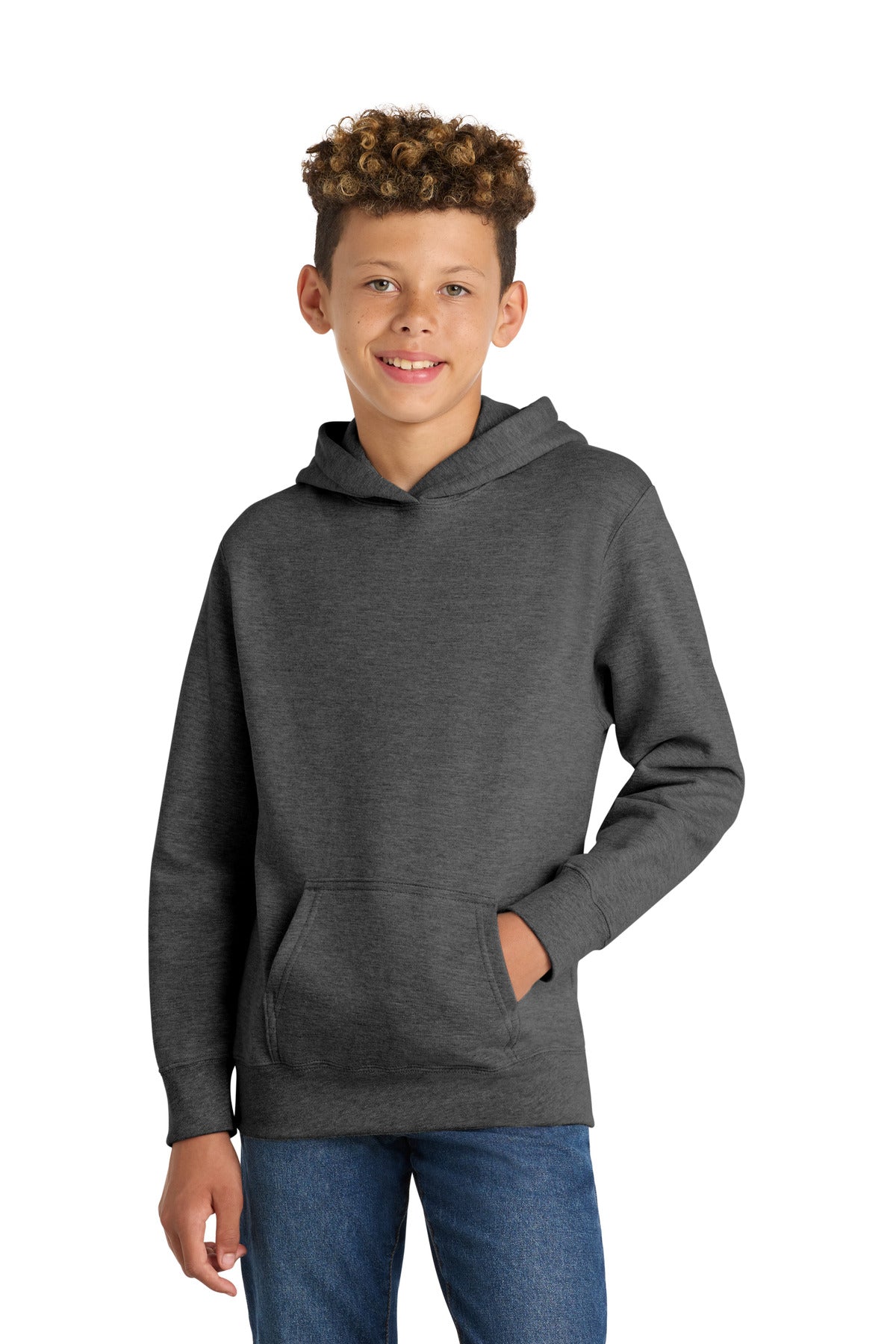 Port & Co Youth Fan Favorite Fleece Pullover Hooded Sweatshirt. PC850YH