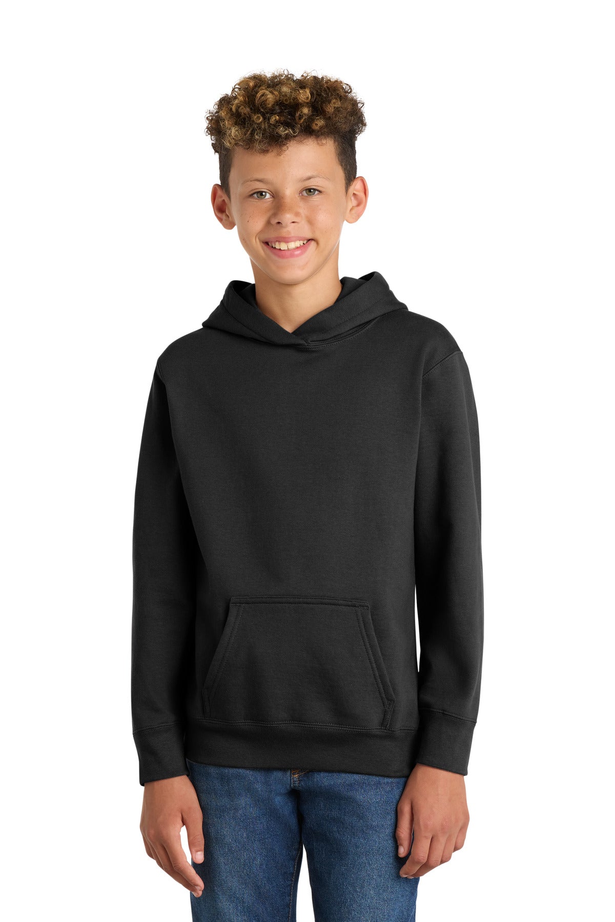 Port & Co Youth Fan Favorite Fleece Pullover Hooded Sweatshirt. PC850YH