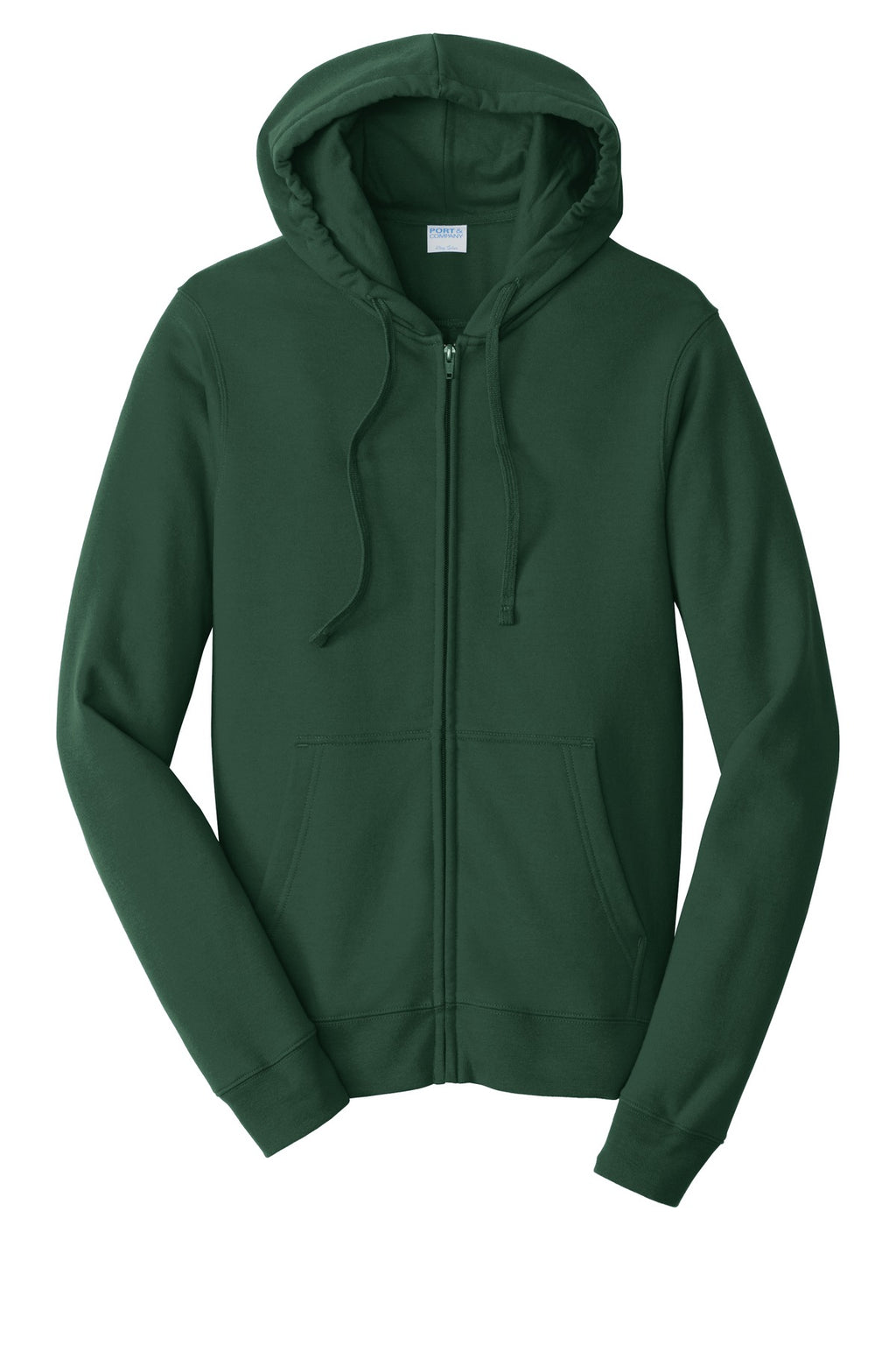 Port & Co Fan Favorite Fleece Full-Zip Hooded Sweatshirt. PC850ZH