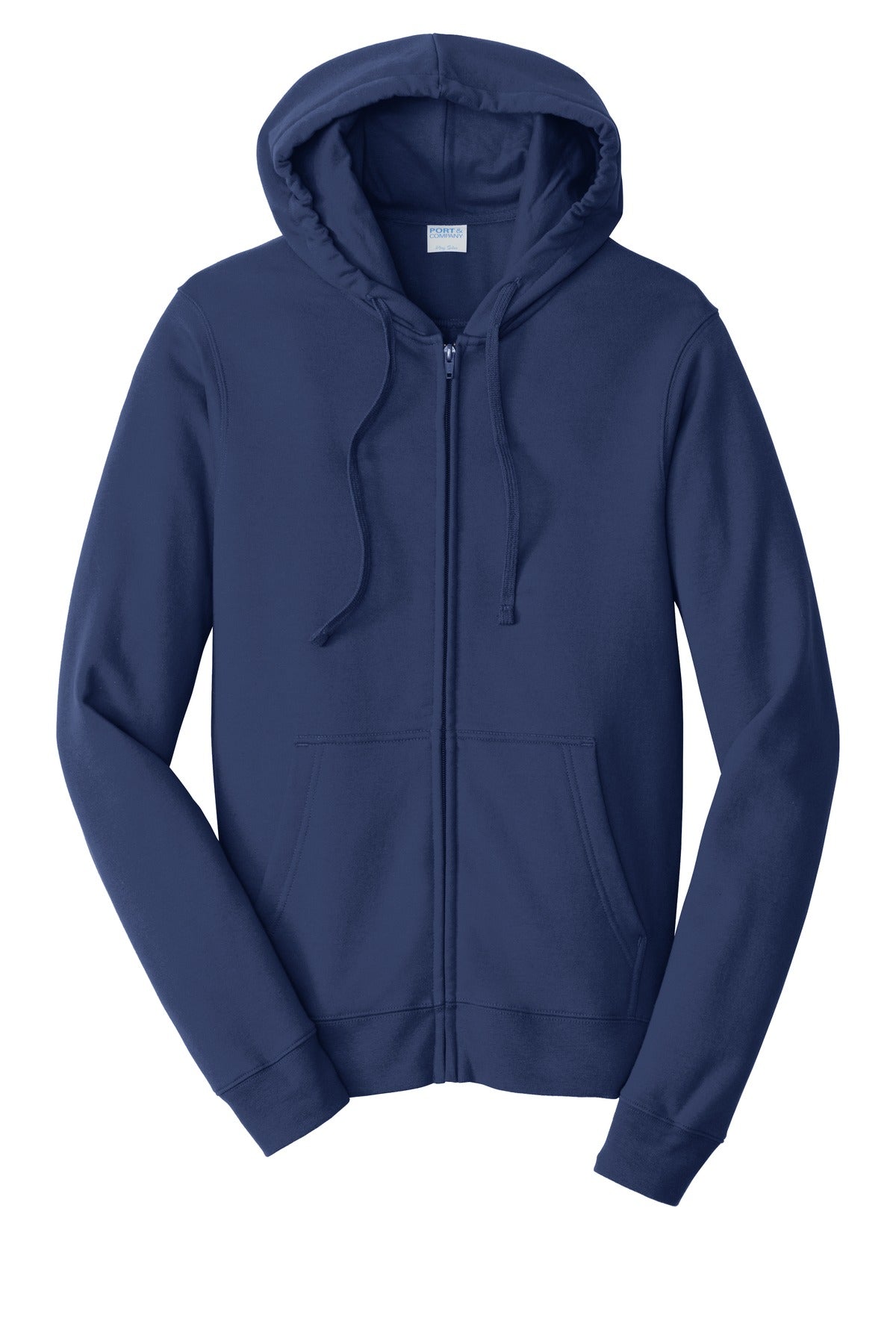 Port & Co Fan Favorite Fleece Full-Zip Hooded Sweatshirt. PC850ZH