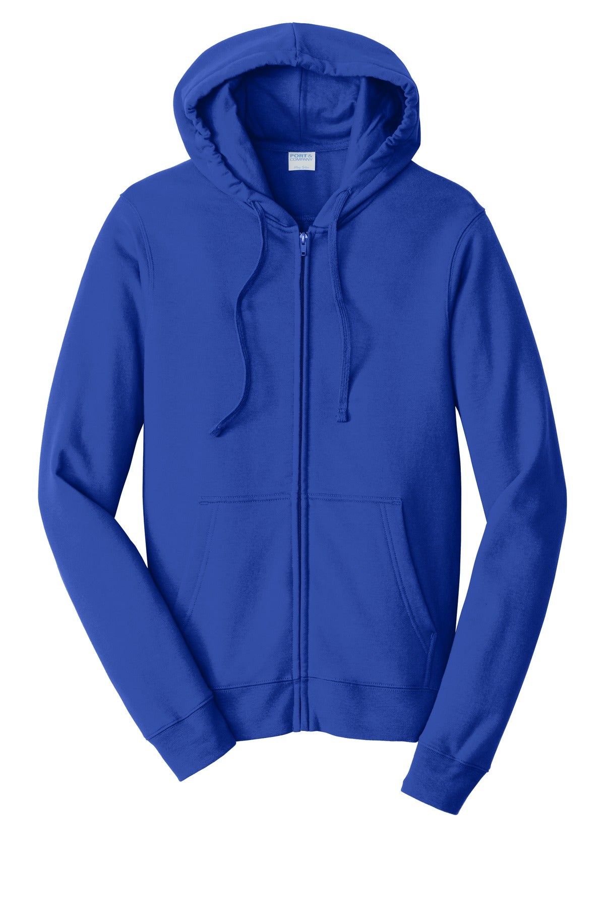 Port & Co Fan Favorite Fleece Full-Zip Hooded Sweatshirt. PC850ZH
