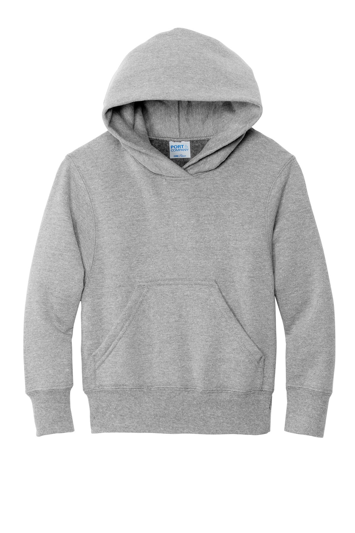 Port & Co Youth Core Fleece Pullover Hooded Sweatshirt.  PC90YH