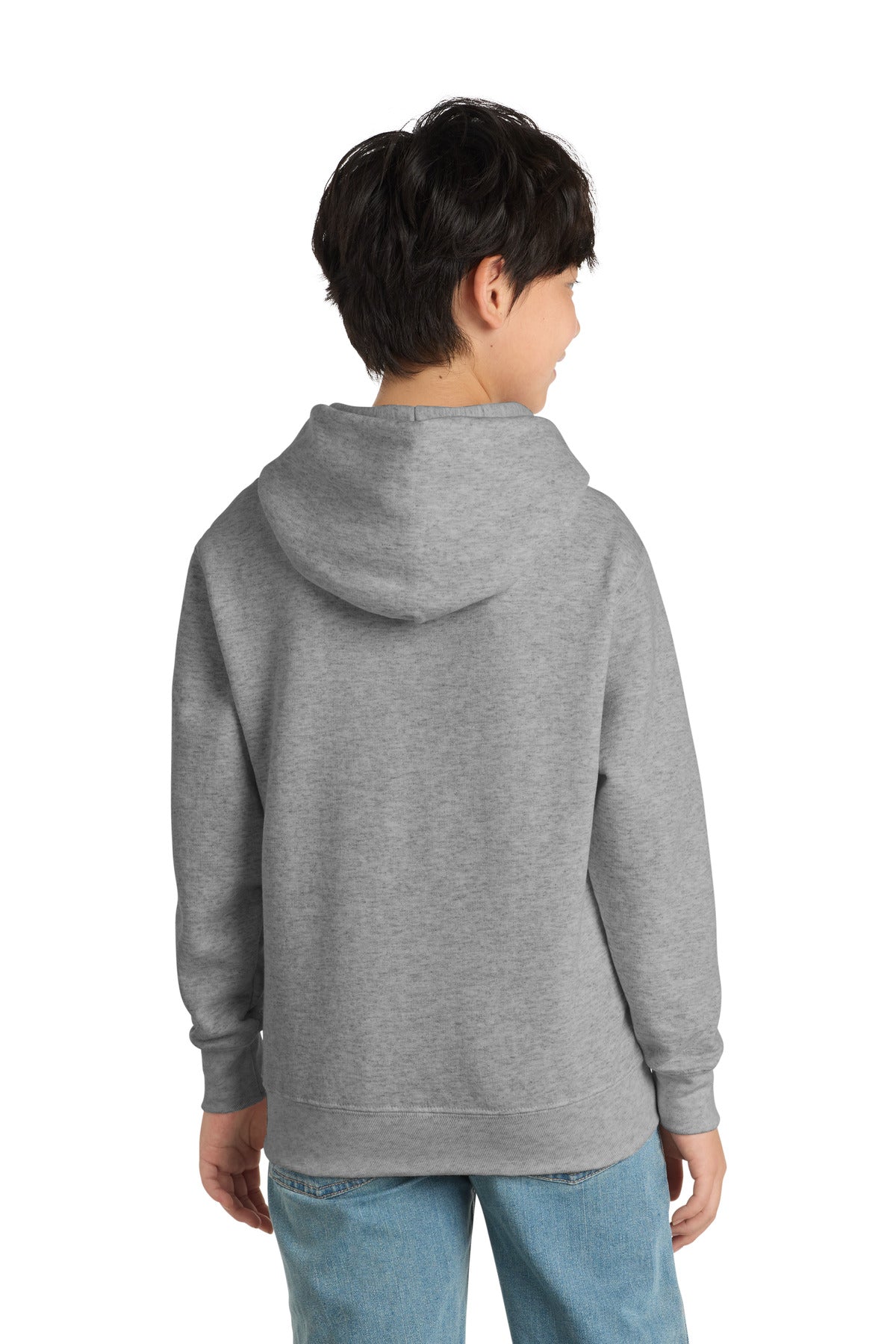 Port & Co Youth Core Fleece Pullover Hooded Sweatshirt.  PC90YH