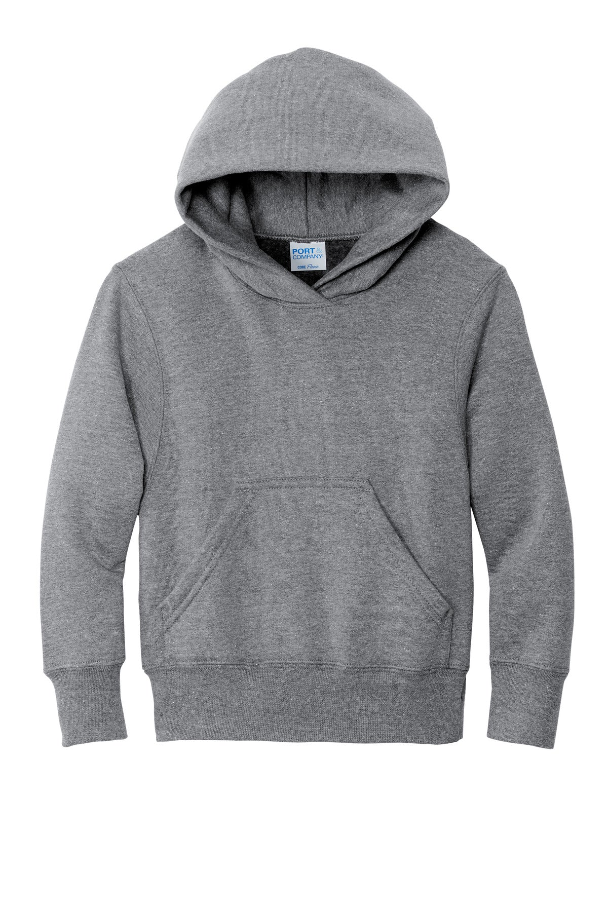 Port & Co Youth Core Fleece Pullover Hooded Sweatshirt.  PC90YH