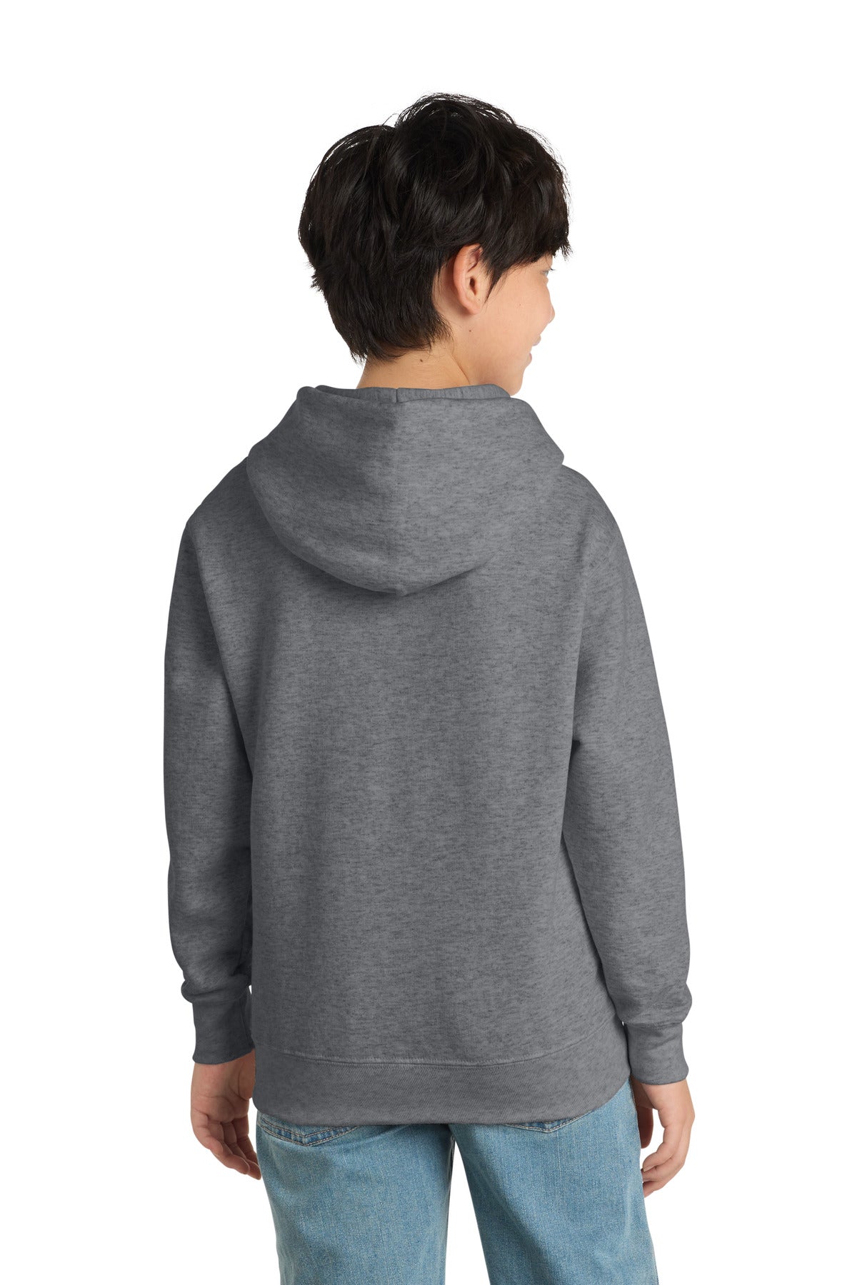 Port & Co Youth Core Fleece Pullover Hooded Sweatshirt.  PC90YH