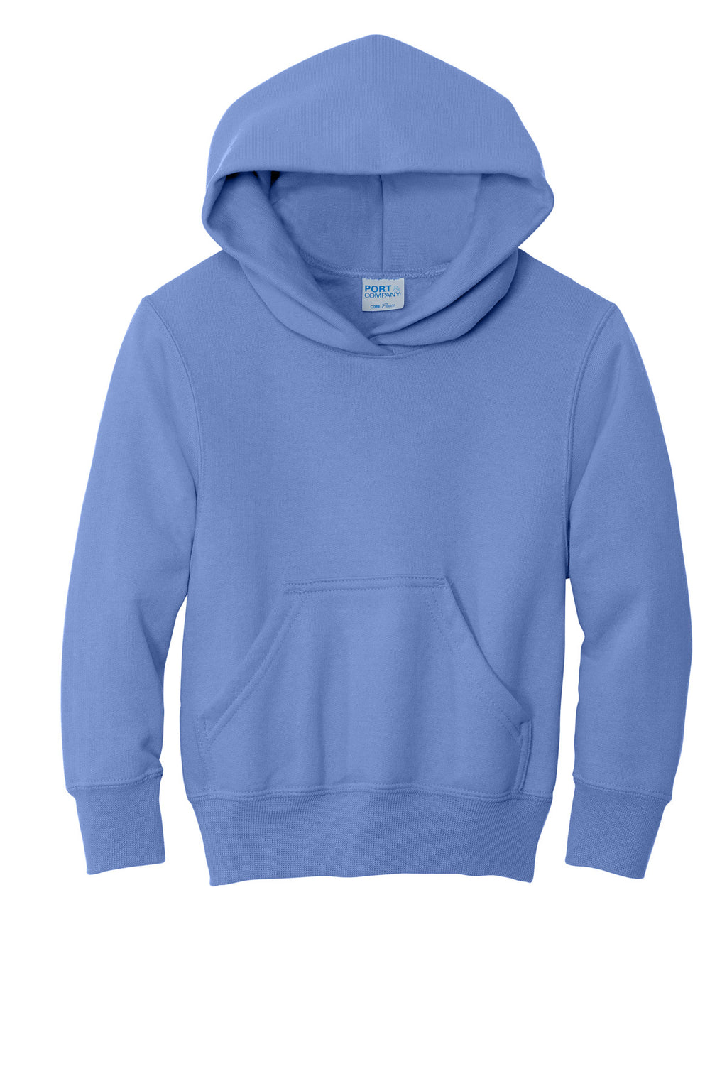 Port & Co Youth Core Fleece Pullover Hooded Sweatshirt.  PC90YH