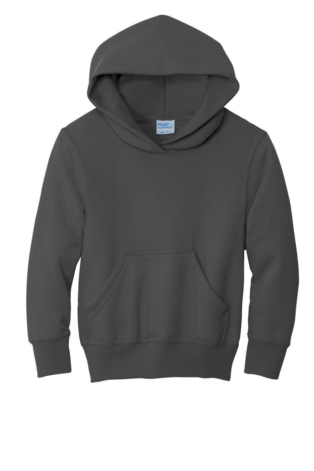 Port & Co Youth Core Fleece Pullover Hooded Sweatshirt.  PC90YH