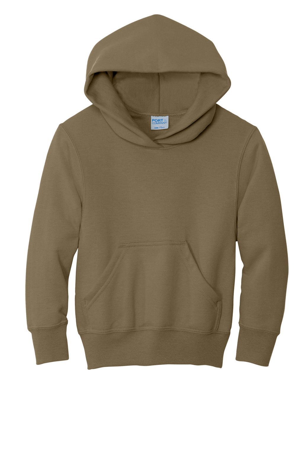 Port & Co Youth Core Fleece Pullover Hooded Sweatshirt.  PC90YH