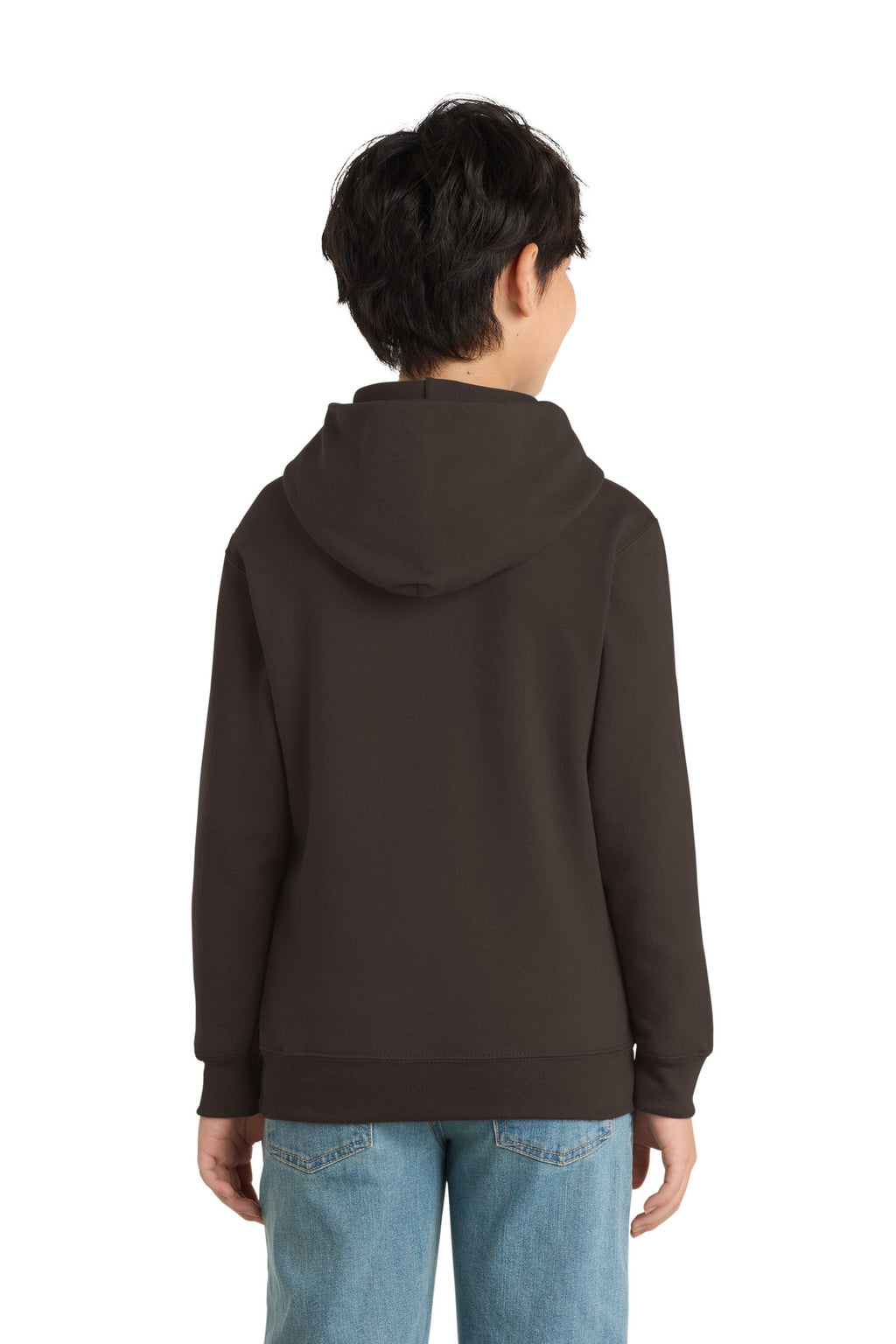 Port & Co Youth Core Fleece Pullover Hooded Sweatshirt.  PC90YH