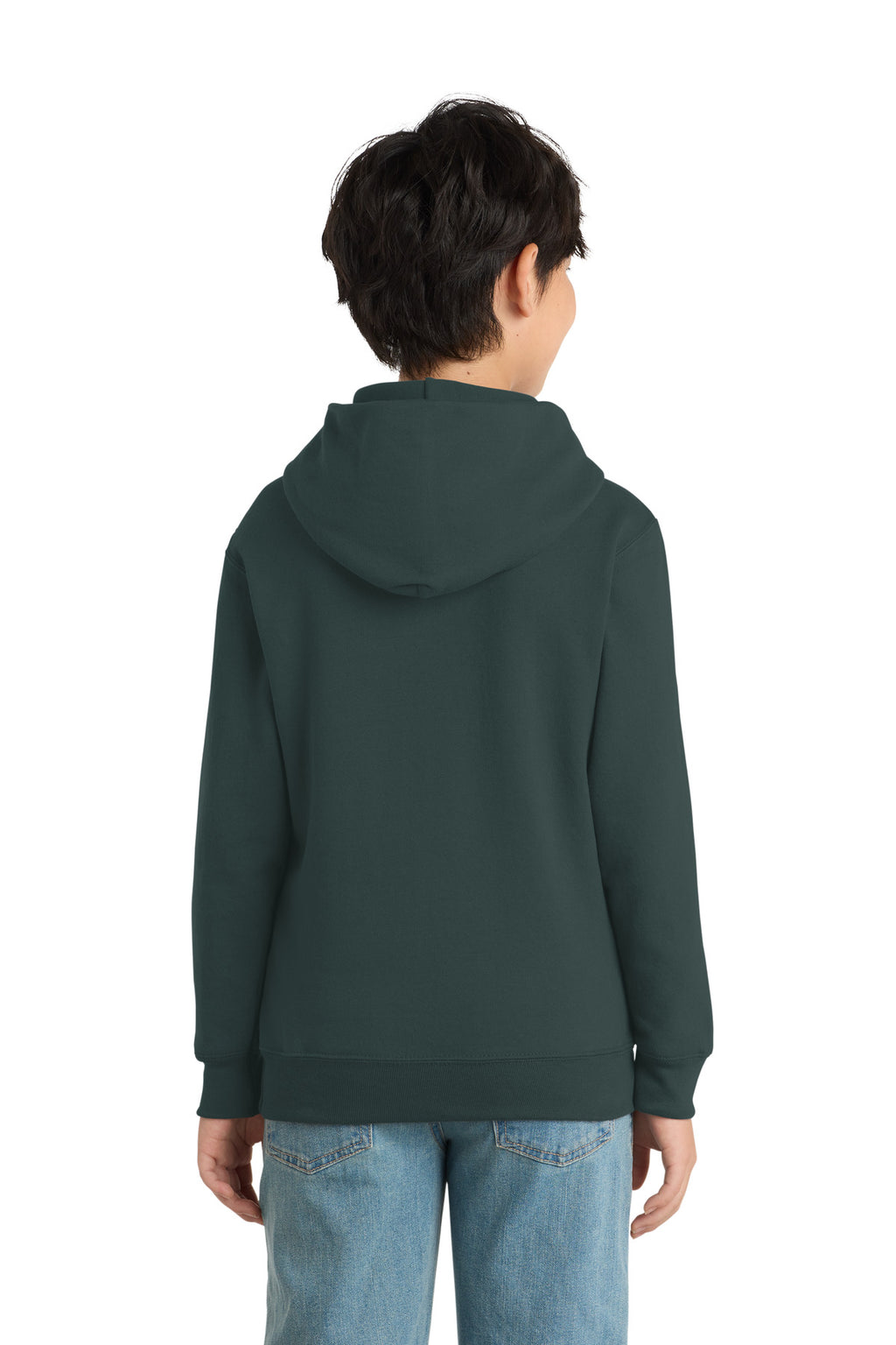 Port & Co Youth Core Fleece Pullover Hooded Sweatshirt.  PC90YH