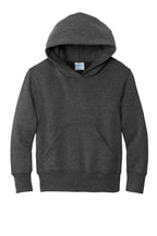 Port & Co Youth Core Fleece Pullover Hooded Sweatshirt.  PC90YH