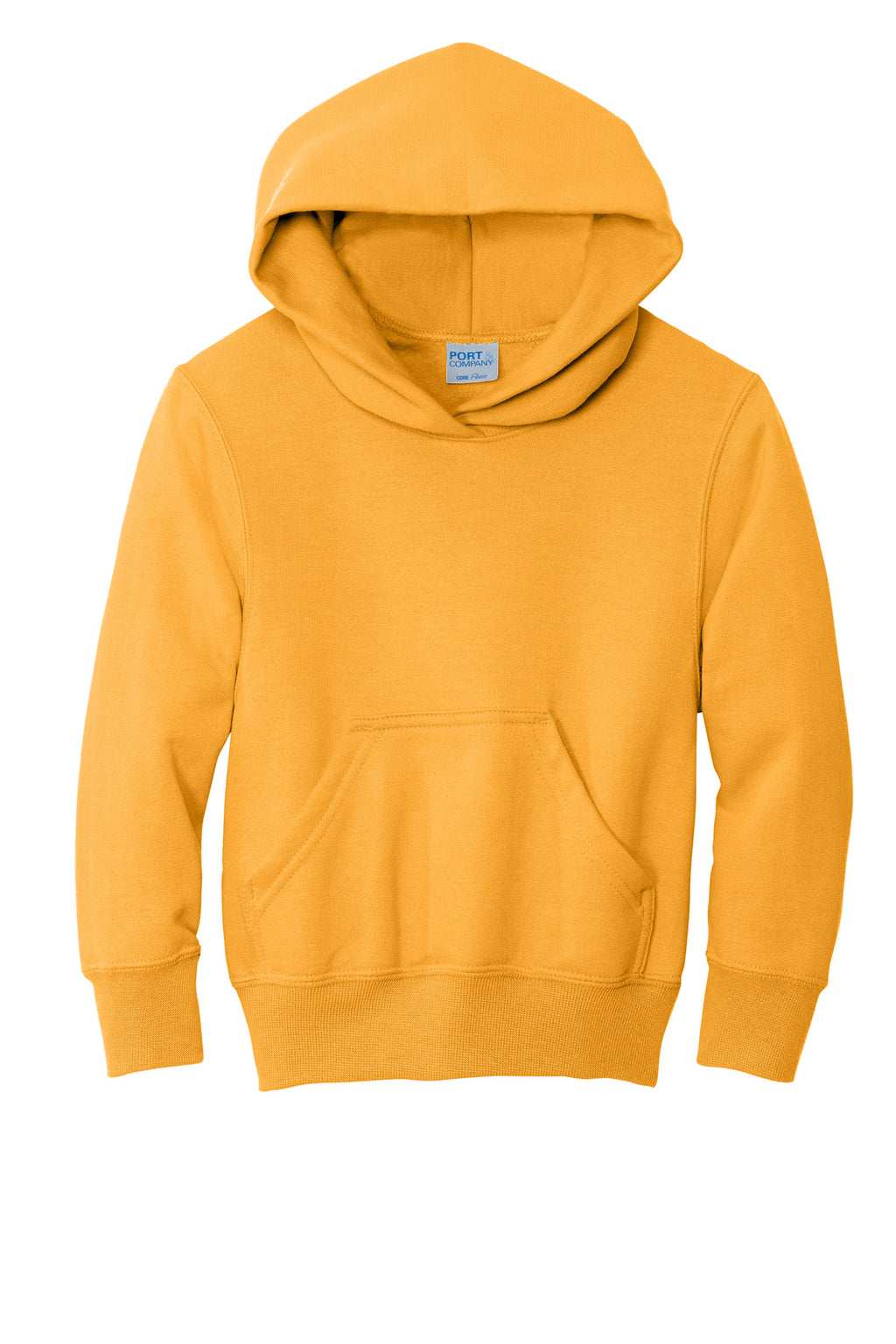 Port & Co Youth Core Fleece Pullover Hooded Sweatshirt.  PC90YH