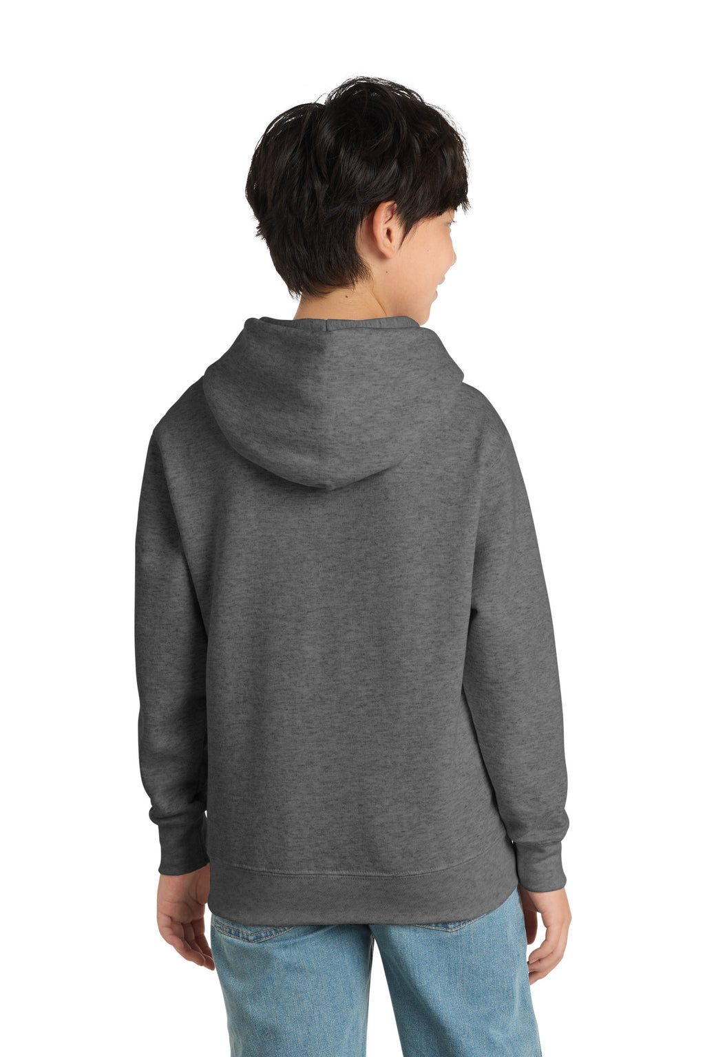 Port & Co Youth Core Fleece Pullover Hooded Sweatshirt.  PC90YH