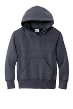 Port & Co Youth Core Fleece Pullover Hooded Sweatshirt.  PC90YH