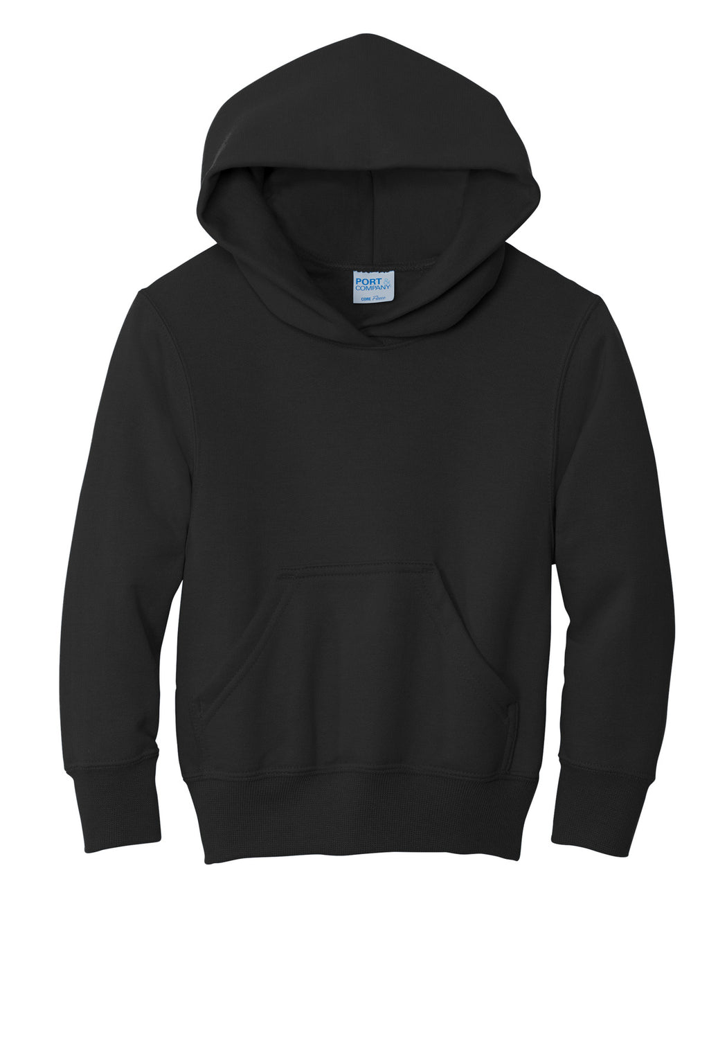 Port & Co Youth Core Fleece Pullover Hooded Sweatshirt.  PC90YH