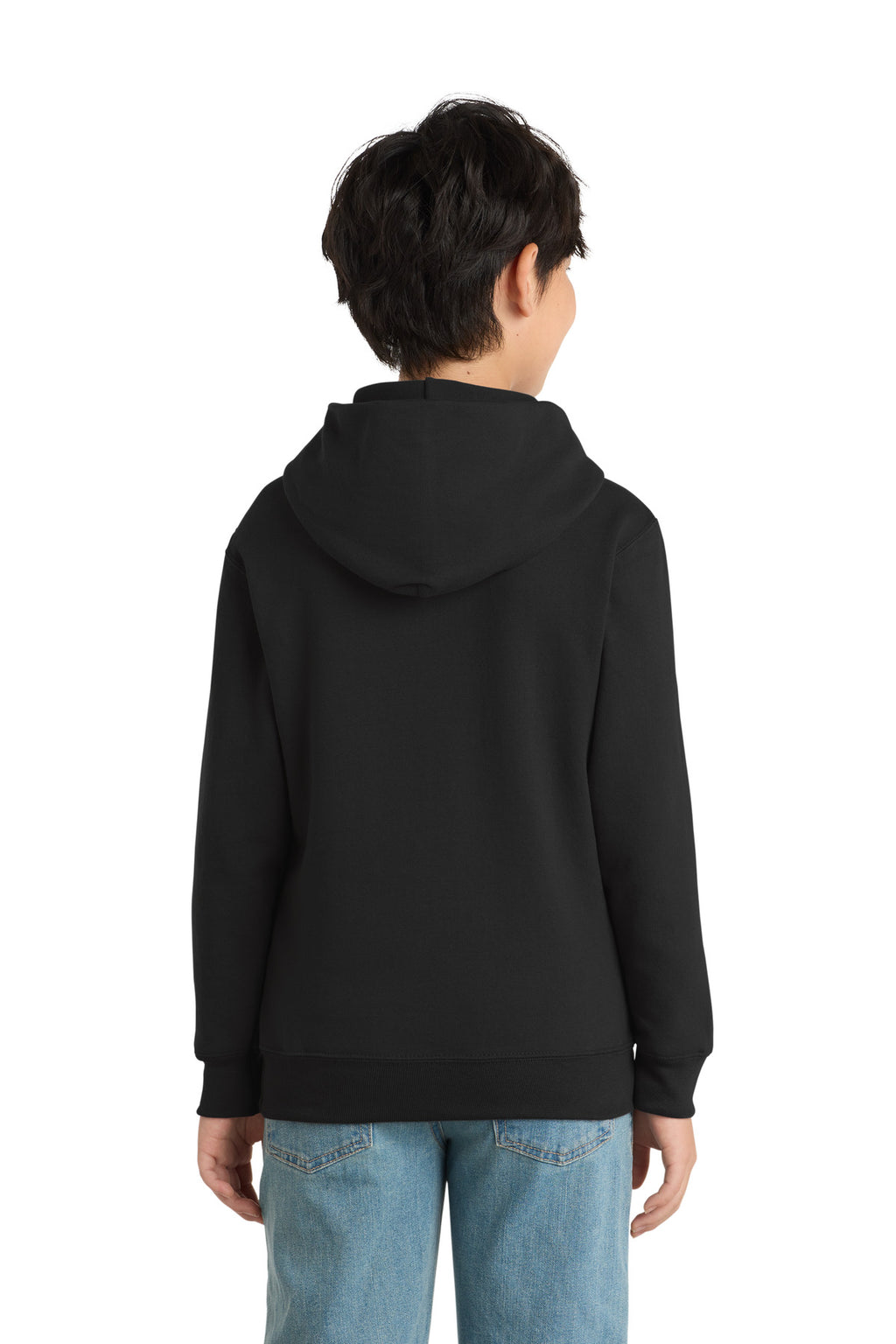 Port & Co Youth Core Fleece Pullover Hooded Sweatshirt.  PC90YH