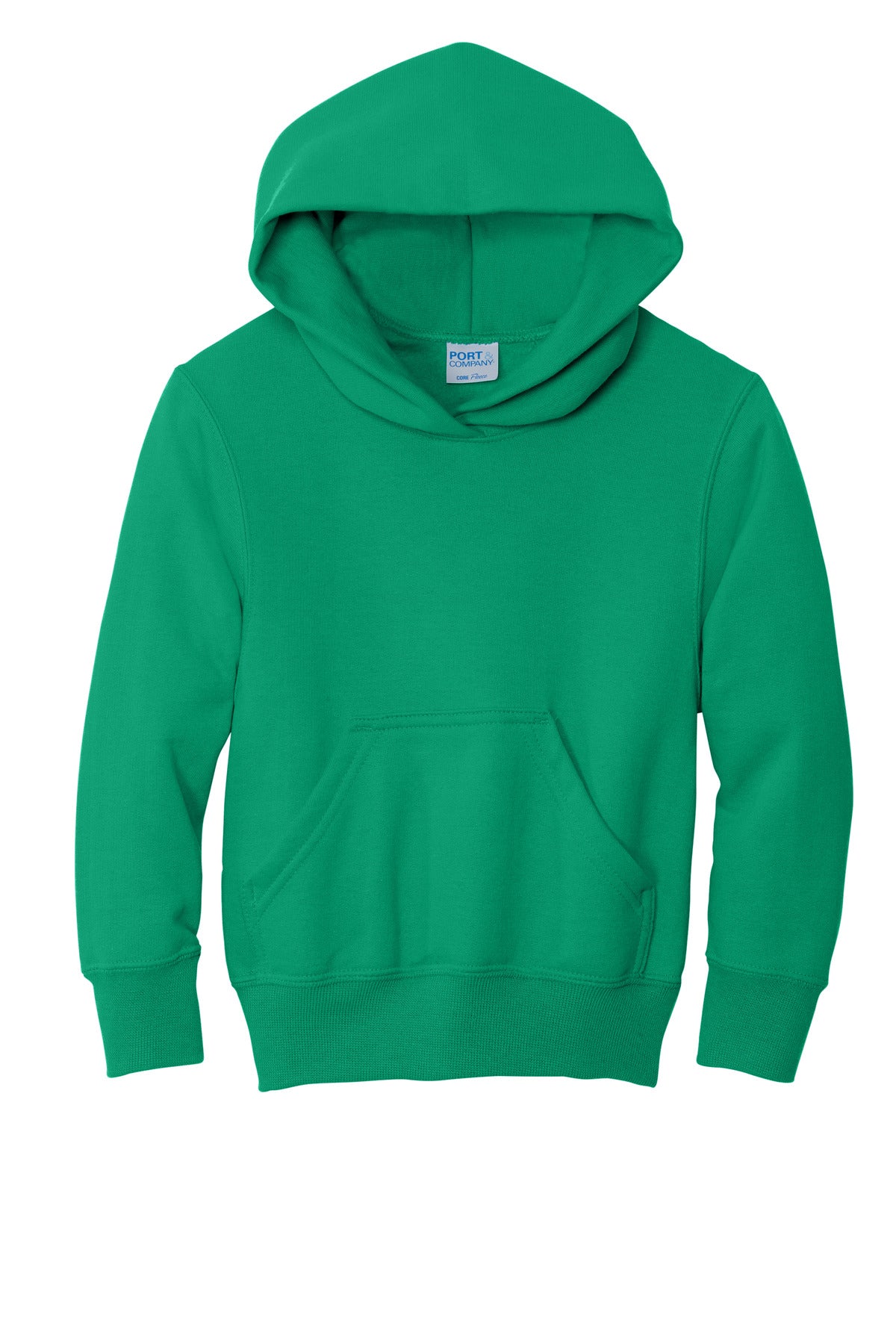Port & Co Youth Core Fleece Pullover Hooded Sweatshirt.  PC90YH