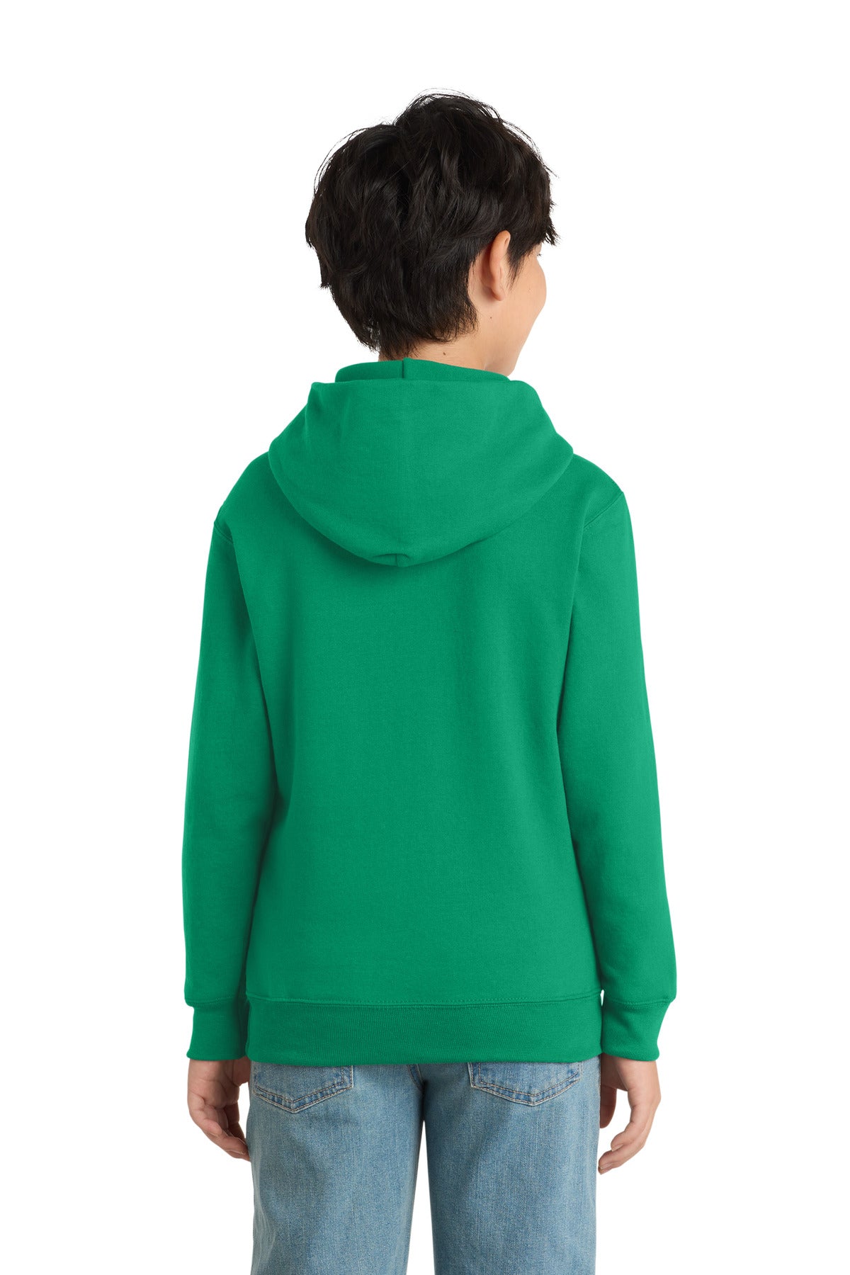 Port & Co Youth Core Fleece Pullover Hooded Sweatshirt.  PC90YH