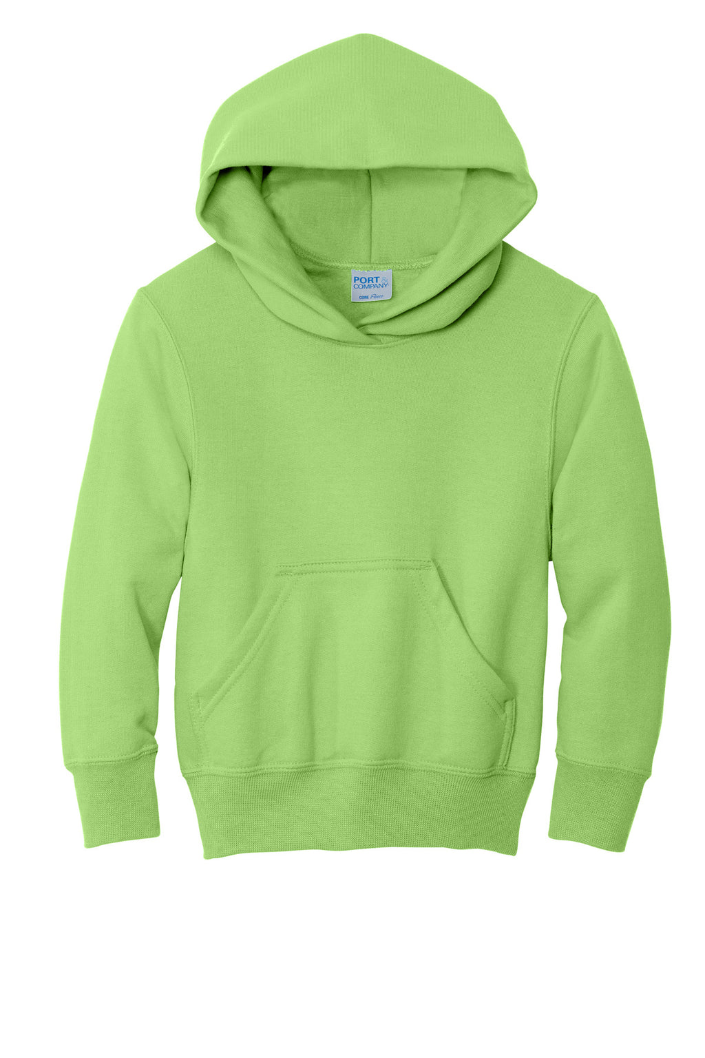 Port & Co Youth Core Fleece Pullover Hooded Sweatshirt.  PC90YH
