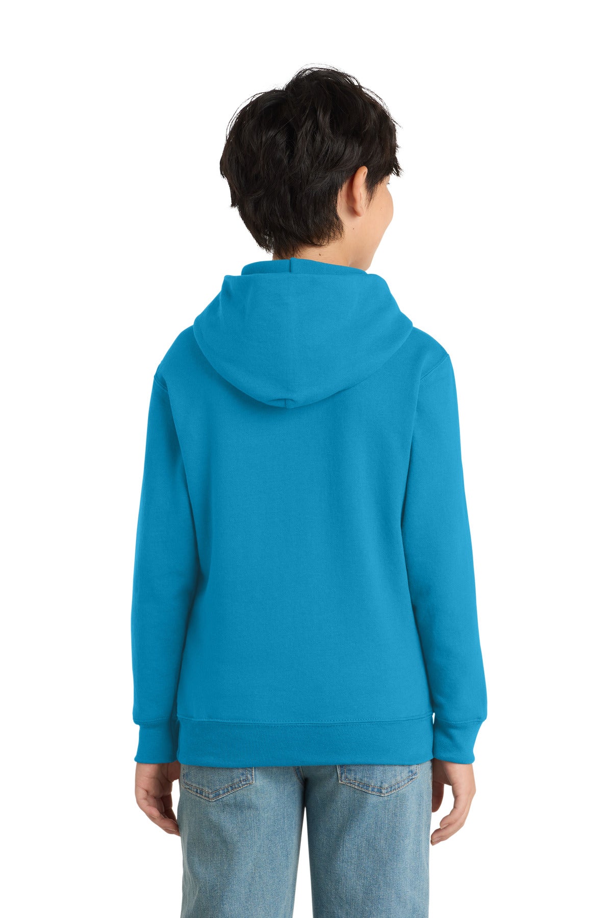 Port & Co Youth Core Fleece Pullover Hooded Sweatshirt.  PC90YH