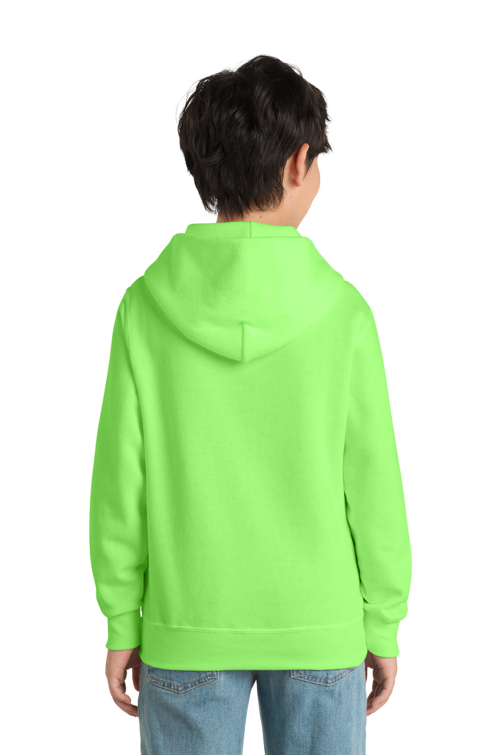 Port & Co Youth Core Fleece Pullover Hooded Sweatshirt.  PC90YH