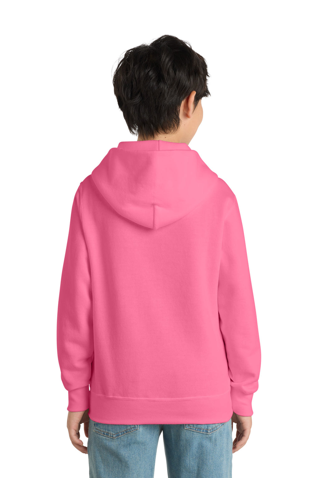 Port & Co Youth Core Fleece Pullover Hooded Sweatshirt.  PC90YH