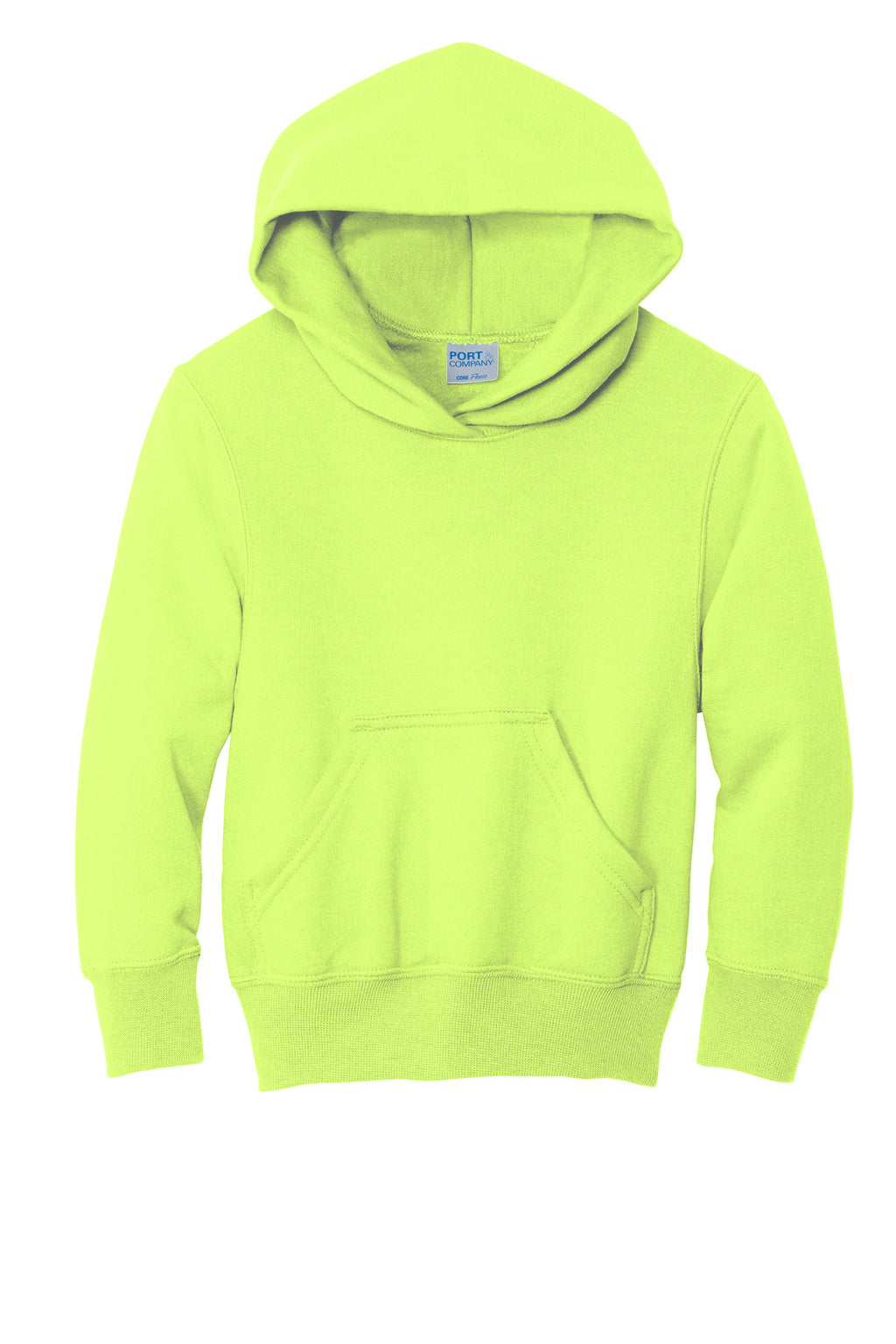 Port & Co Youth Core Fleece Pullover Hooded Sweatshirt.  PC90YH