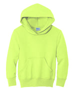 Port & Co Youth Core Fleece Pullover Hooded Sweatshirt.  PC90YH