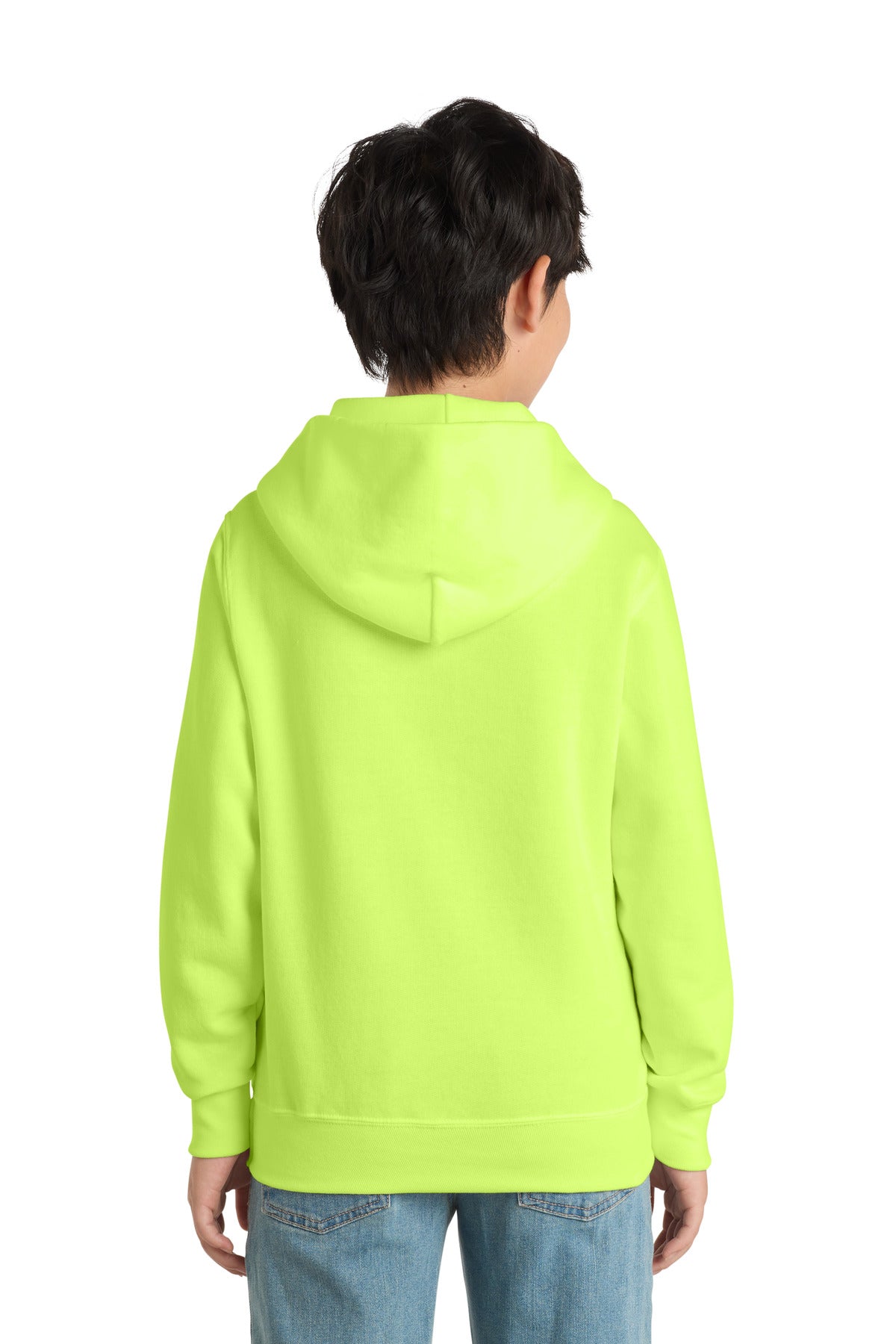 Port & Co Youth Core Fleece Pullover Hooded Sweatshirt.  PC90YH