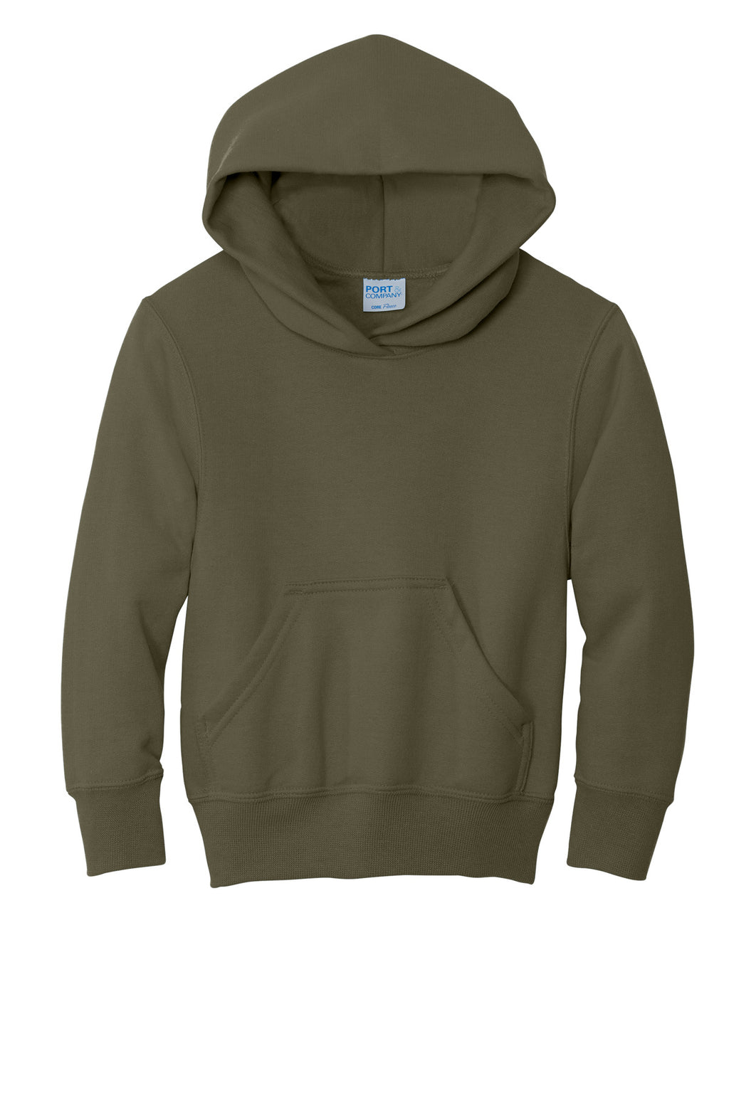Port & Co Youth Core Fleece Pullover Hooded Sweatshirt.  PC90YH