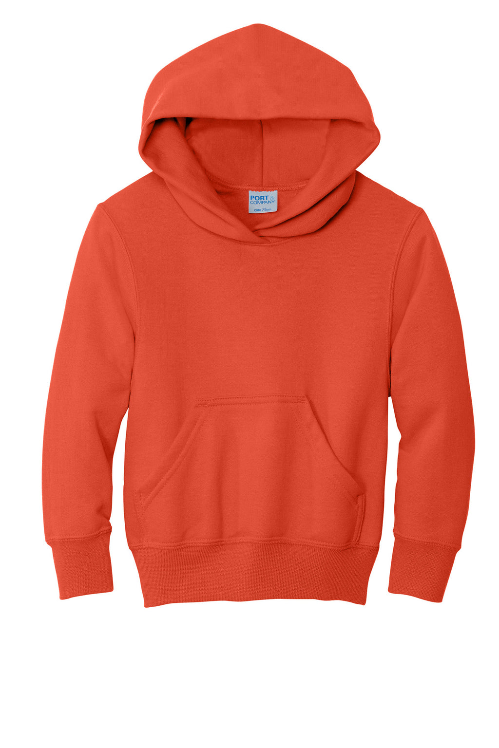 Port & Co Youth Core Fleece Pullover Hooded Sweatshirt.  PC90YH