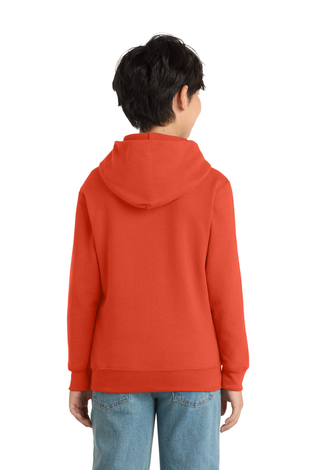 Port & Co Youth Core Fleece Pullover Hooded Sweatshirt.  PC90YH
