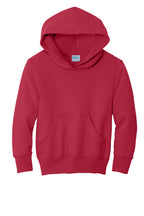 Port & Co Youth Core Fleece Pullover Hooded Sweatshirt.  PC90YH