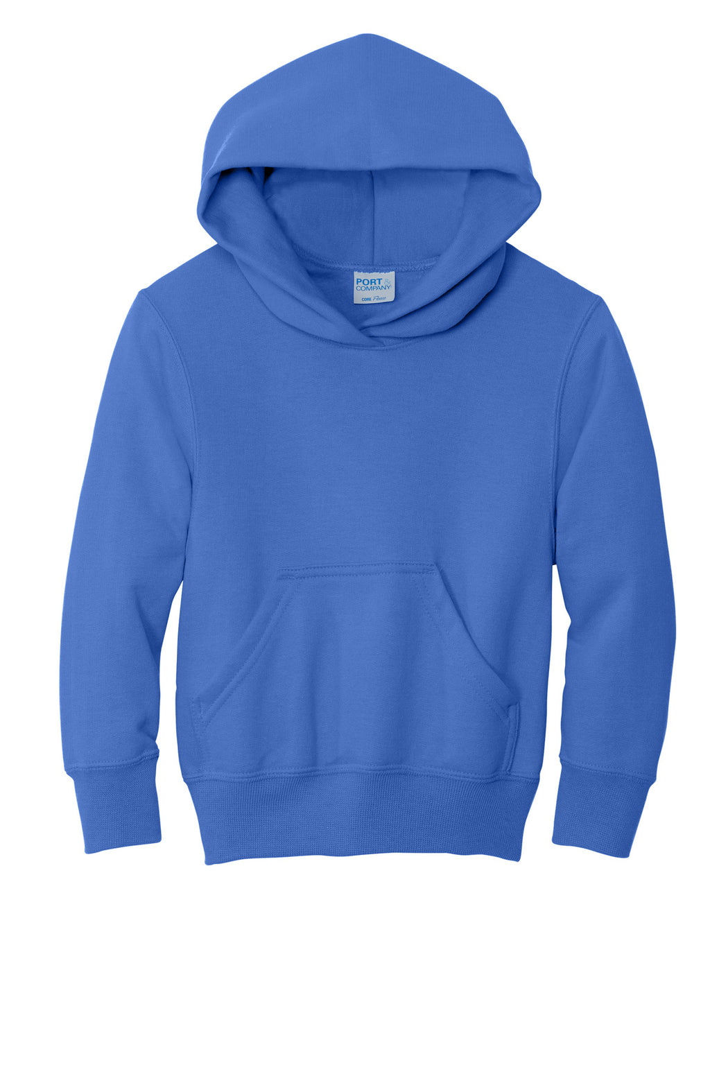 Port & Co Youth Core Fleece Pullover Hooded Sweatshirt.  PC90YH