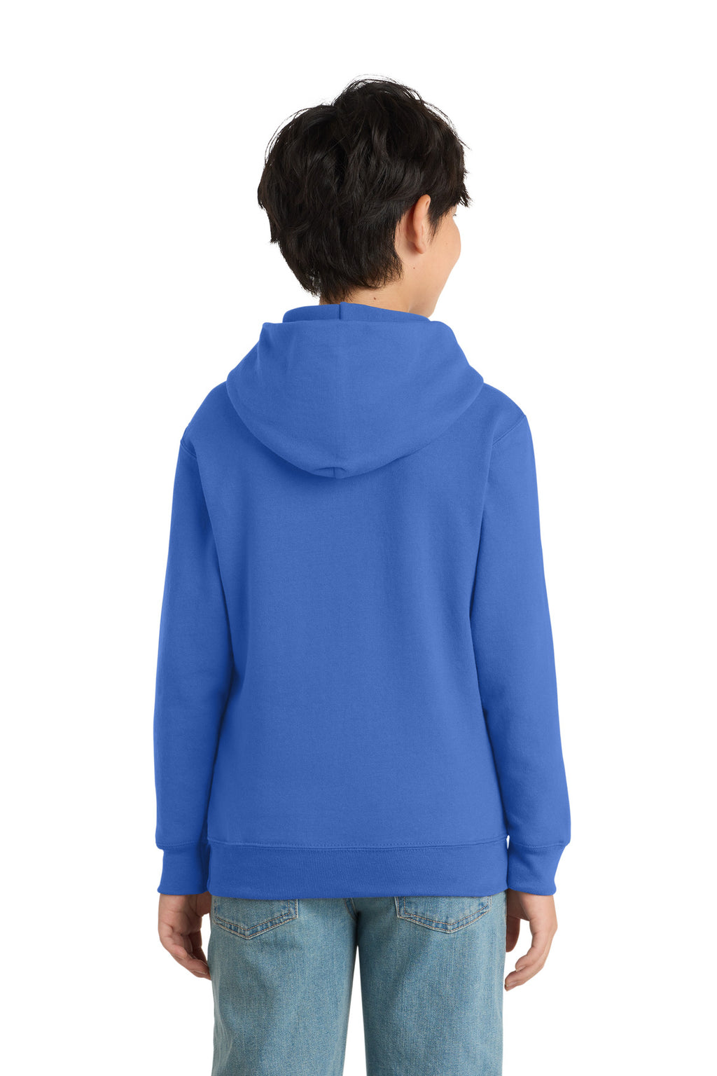 Port & Co Youth Core Fleece Pullover Hooded Sweatshirt.  PC90YH