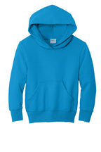 Port & Co Youth Core Fleece Pullover Hooded Sweatshirt.  PC90YH