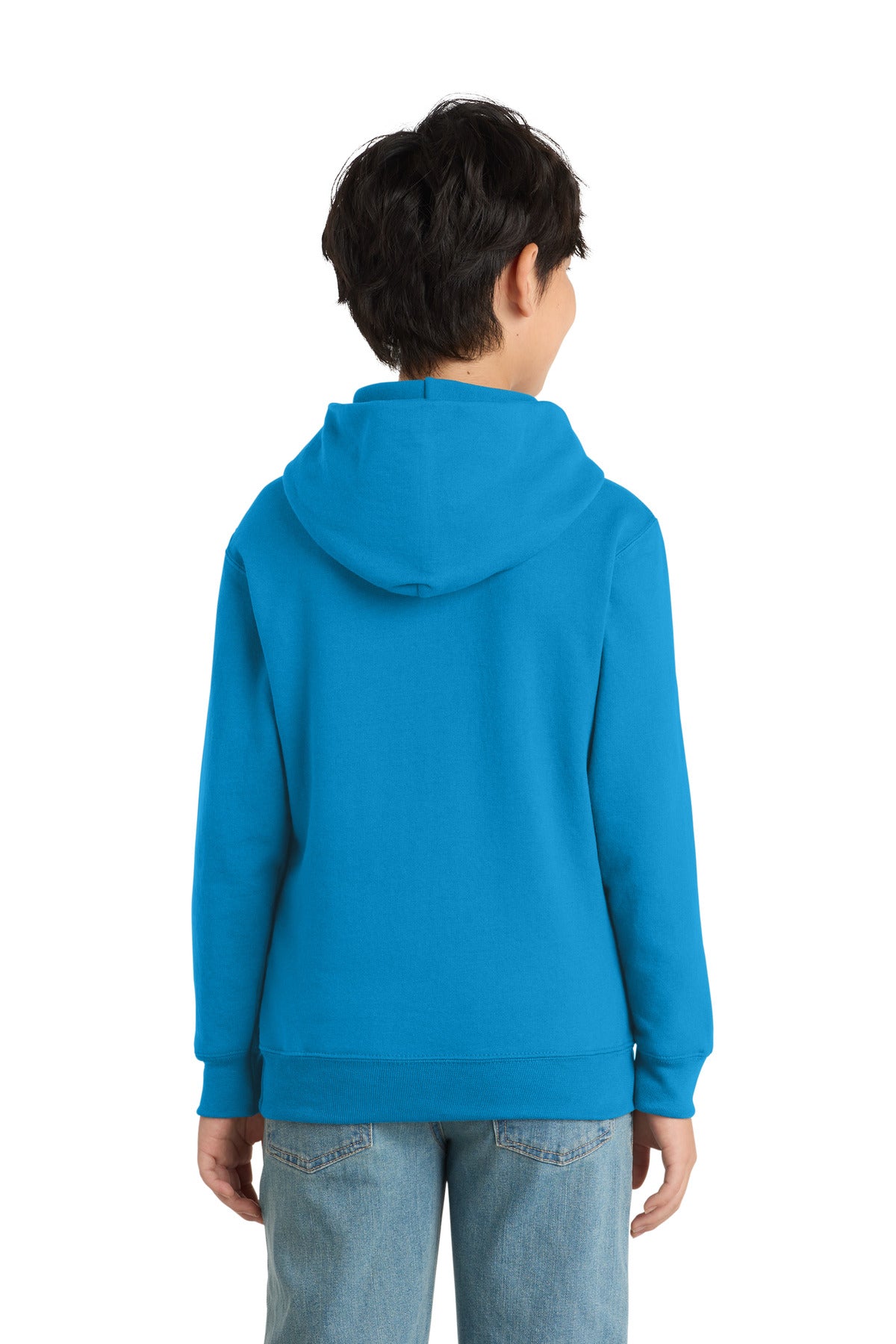 Port & Co Youth Core Fleece Pullover Hooded Sweatshirt.  PC90YH