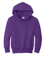 Port & Co Youth Core Fleece Pullover Hooded Sweatshirt.  PC90YH
