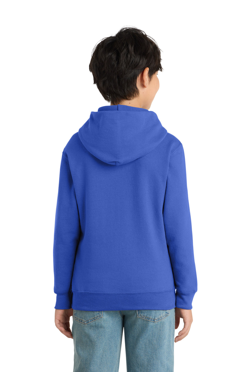 Port & Co Youth Core Fleece Pullover Hooded Sweatshirt.  PC90YH