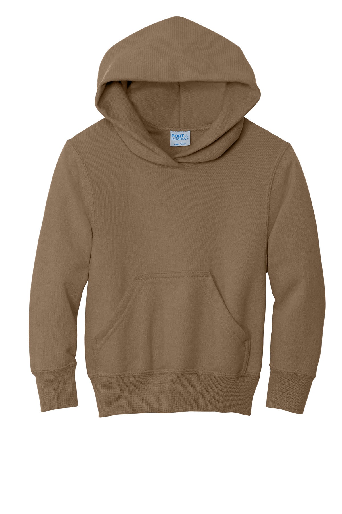 Port & Co Youth Core Fleece Pullover Hooded Sweatshirt.  PC90YH