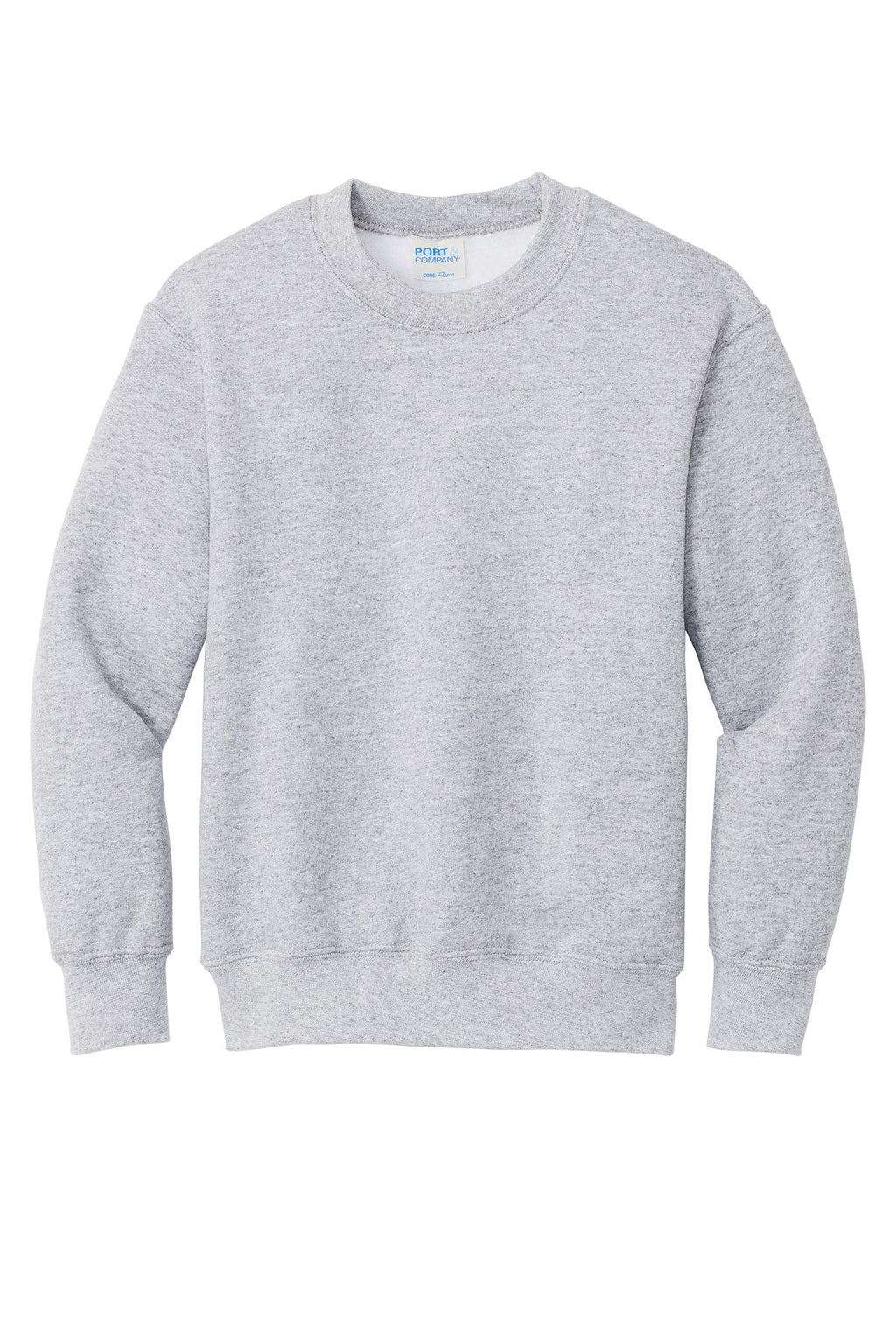 Port & Co Youth Core Fleece Crewneck Sweatshirt.  PC90Y