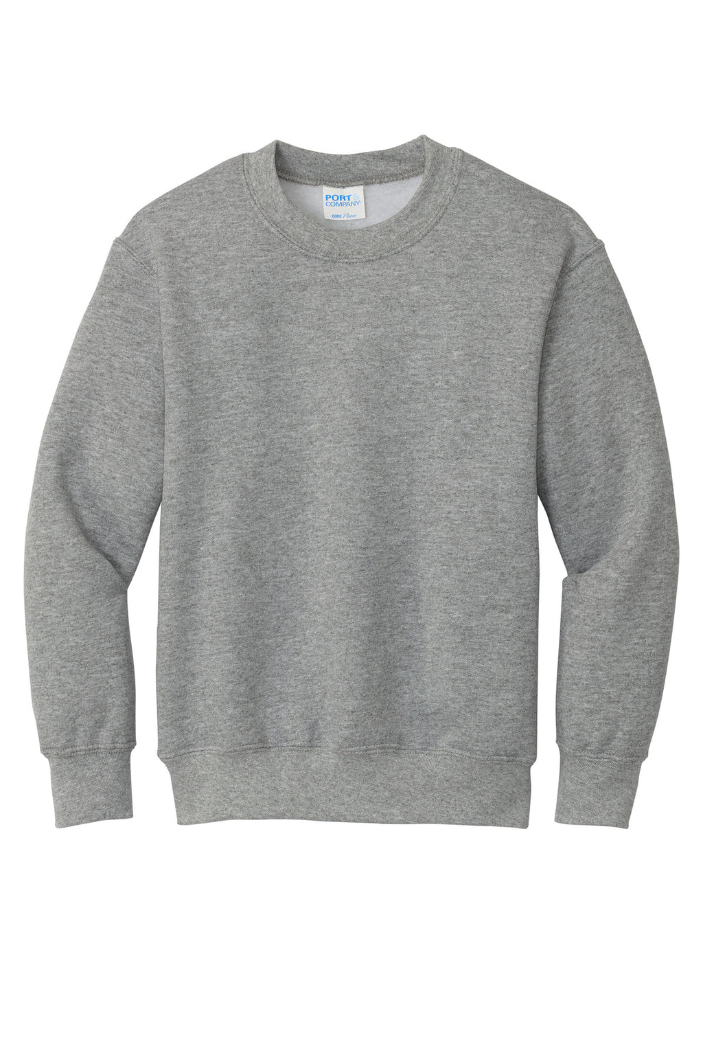 Port & Co Youth Core Fleece Crewneck Sweatshirt.  PC90Y