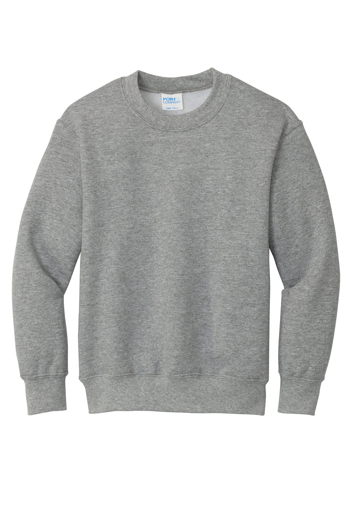 Port & Co Youth Core Fleece Crewneck Sweatshirt.  PC90Y