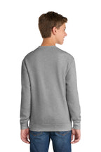 Port & Co Youth Core Fleece Crewneck Sweatshirt.  PC90Y