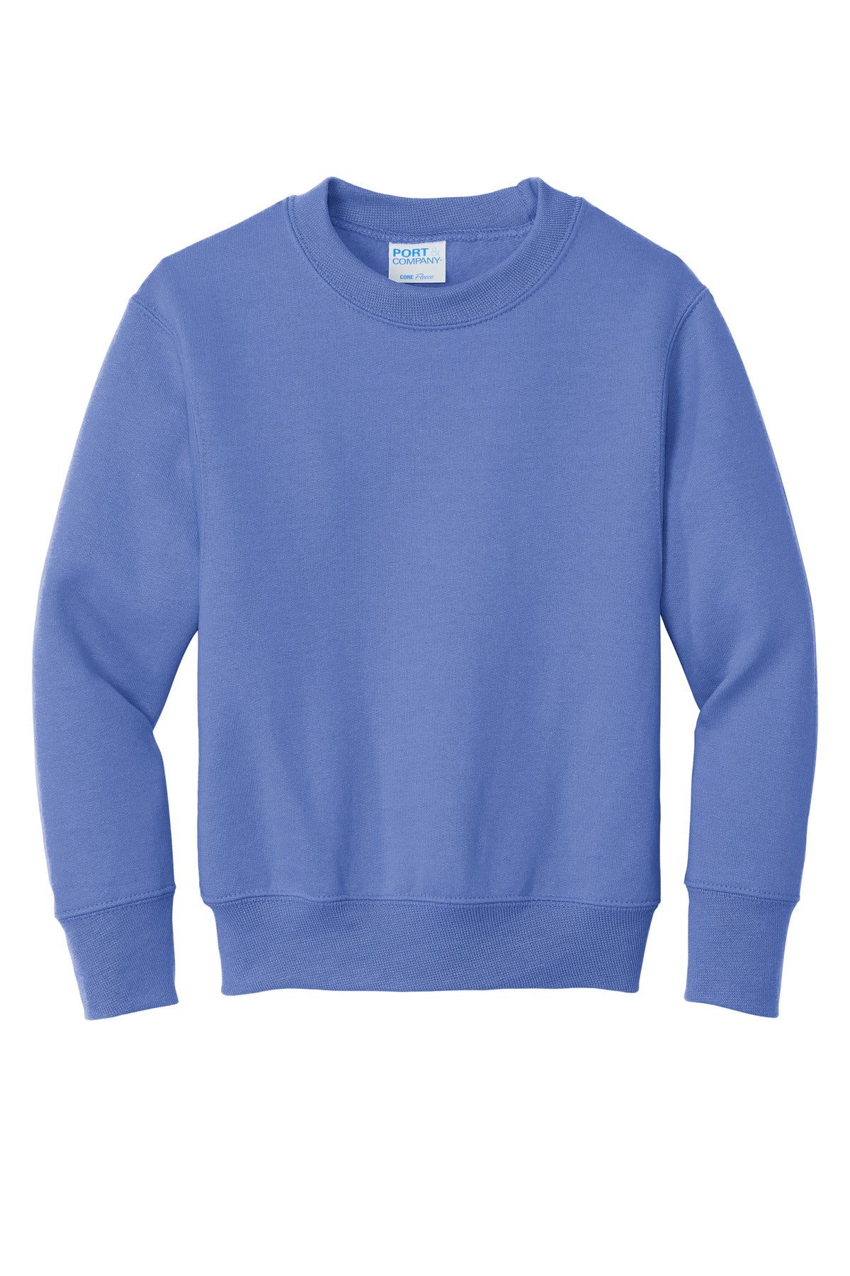 Port & Co Youth Core Fleece Crewneck Sweatshirt.  PC90Y