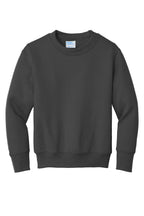 Port & Co Youth Core Fleece Crewneck Sweatshirt.  PC90Y